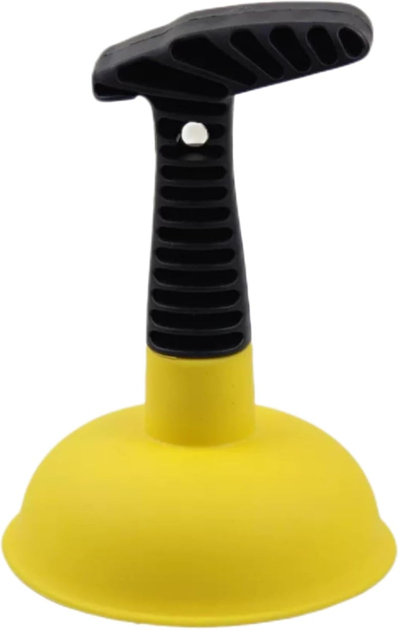 Dokpod Mini Sink & Drain Plunger with Short Handle - Heavy-Duty Rubber Cup & Ergonomic Grip for Powerful Suction, Unclog Slow Drains in Sinks, Tubs, Showers, Bathrooms, Kitchens, Compact, Space-Saving Design - Image 1